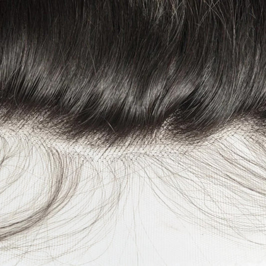 TedHair 14-20 Inch 13" x 4" HD Body Wavy Free Parted Frontal #1B Natural Black