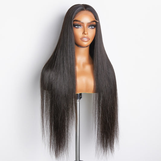 TedHair 5x5 Glueless Lace Closure Wig 180% Density Straight