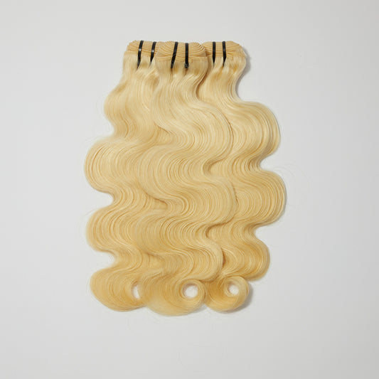 TedHair 12-30 Inch 12A Raw Hair #613 Lightest Blonde Body Wavy