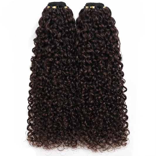 TedHair Miracle Knots Human Feather Crochet Hair Burmese Curly with No Spiral Ends 18" #2 Color - Pre-Separated Knotless Crochet Braids for Seamless Blending