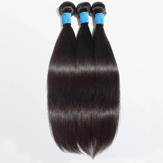 TedHair 10A 18/20/22 Virgin Hair Straight 3 Bundles Sample