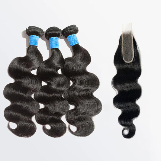 TedHair 20''/22''/24'' 3 Bundles Body Wave Virgin Hair And 18'' HD 2x6 Body Wave Closure