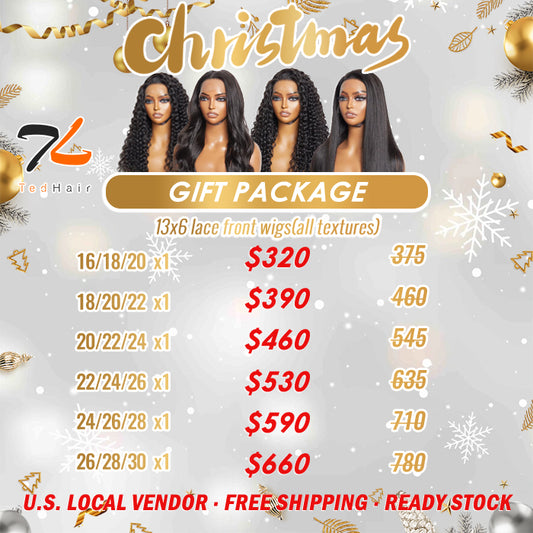 2025 Christmas Package Deal|13x6 Lace Frontal Wigs $320-$660