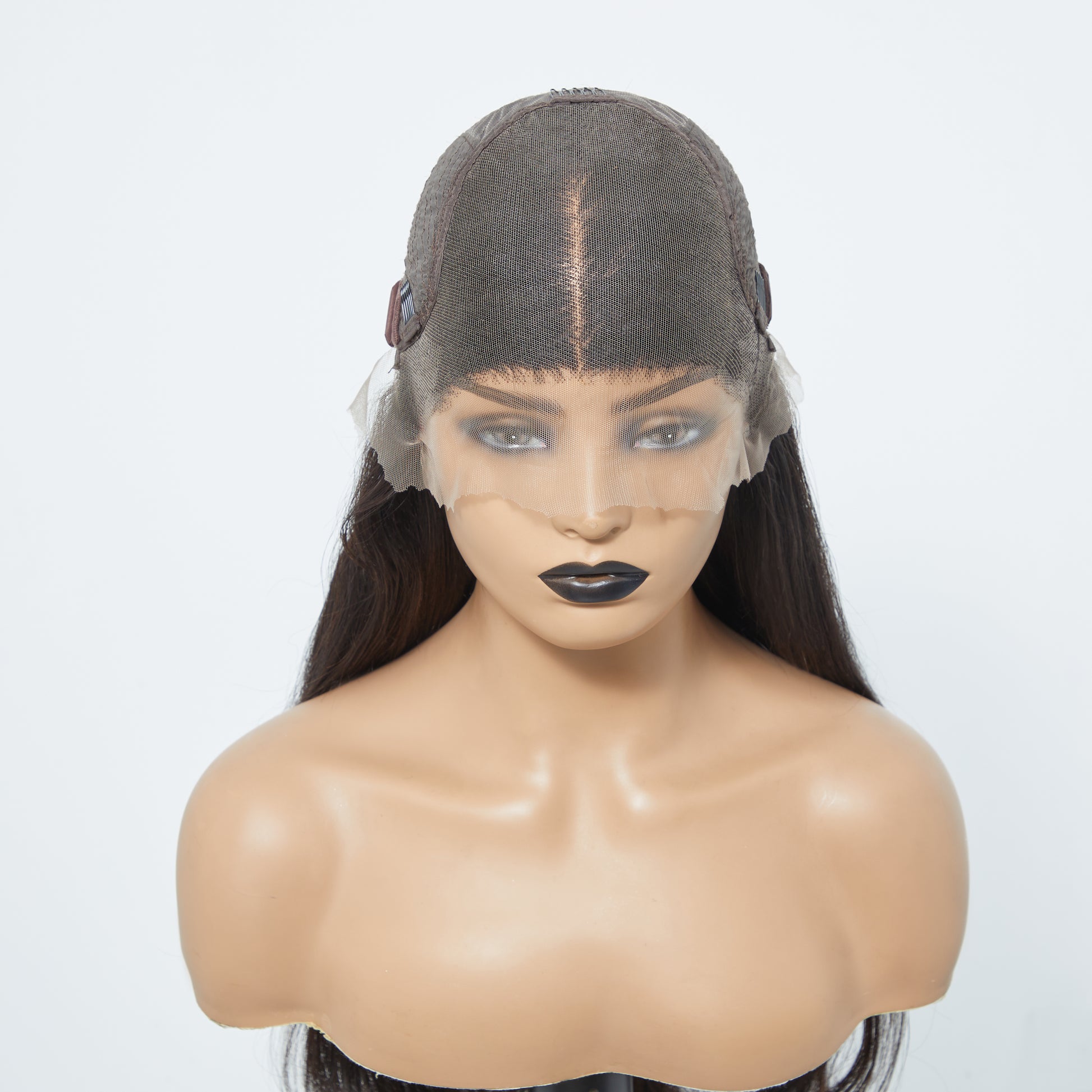 TedHair 13x6 Glueless 3D Cap Pre-bleached Body Wave Transparent Lace Front Wig 150% Density