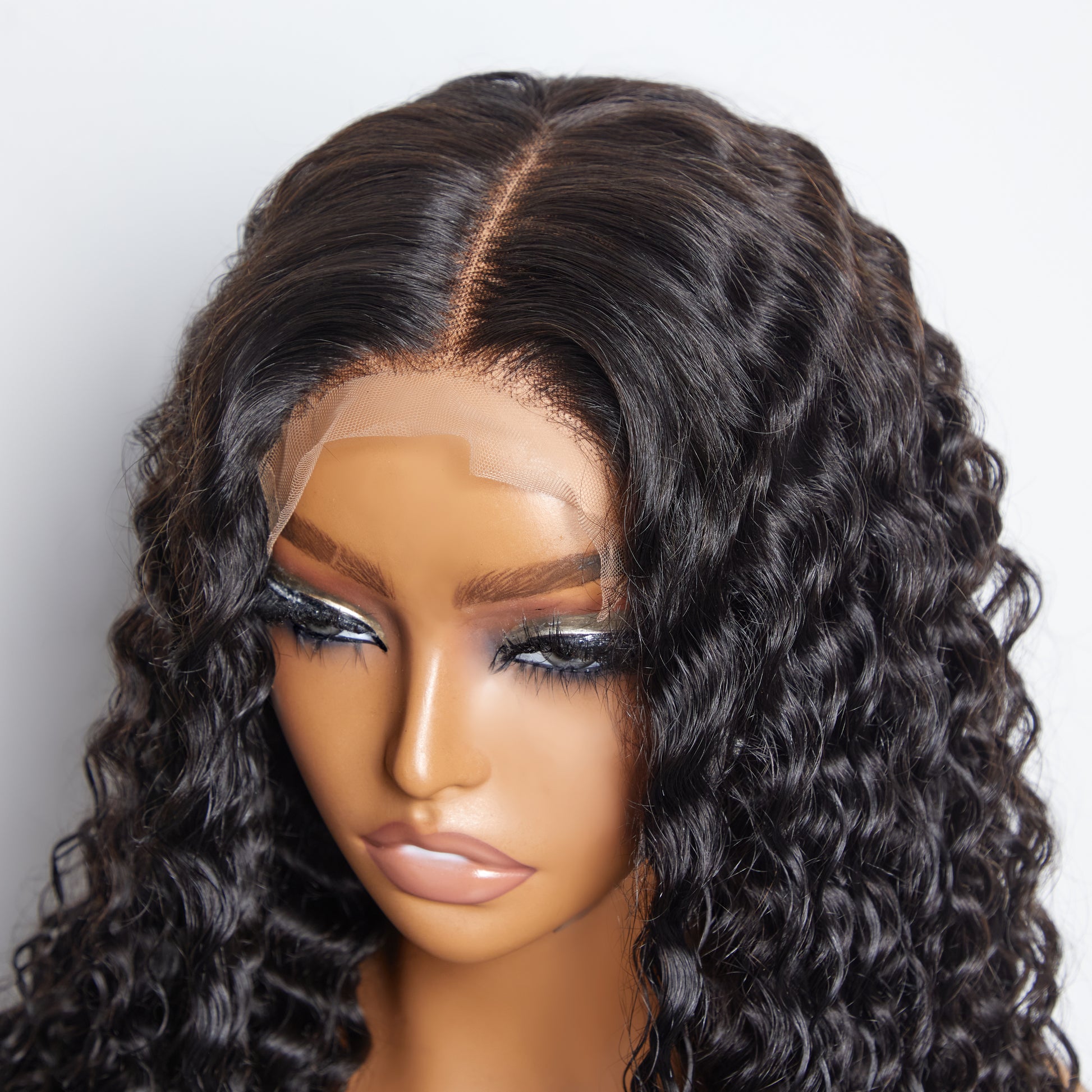 TedHair 5x5 Glueless Lace Closure Wig 180% Density Deep Wave