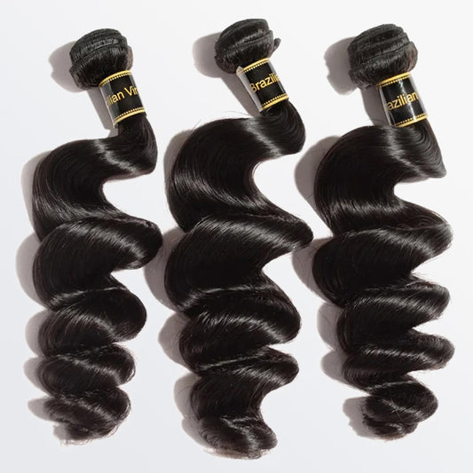 TedHair 10A 10''/12''/14'' Virgin Hair Loose Wave 3 Bundles Sample-Free Shipping