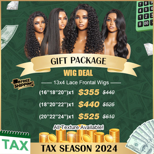 TedHair Tax Season Package Sale for 13x4 Lace Frontal Wigs