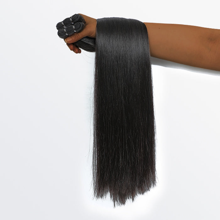 TedHair 18-30 Inches Raw Vietnam Hair Bundles Straight #1B Natural Black
