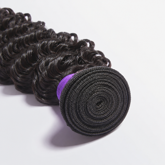 TedHair 12A Premium Raw Indian Hair Bundles Deep Curly 10-26''