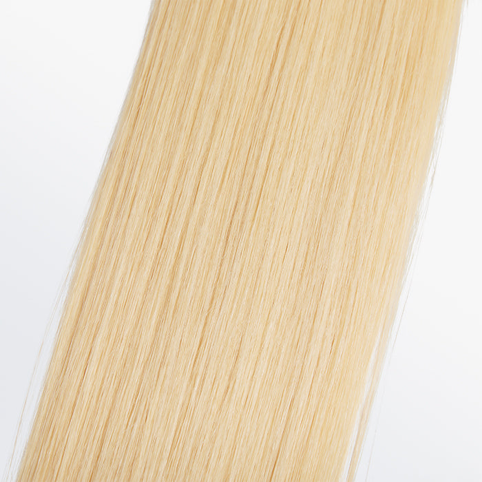 TedHair 12-30 Inch #613 Lightest Blonde Straight Colored Remy Hair