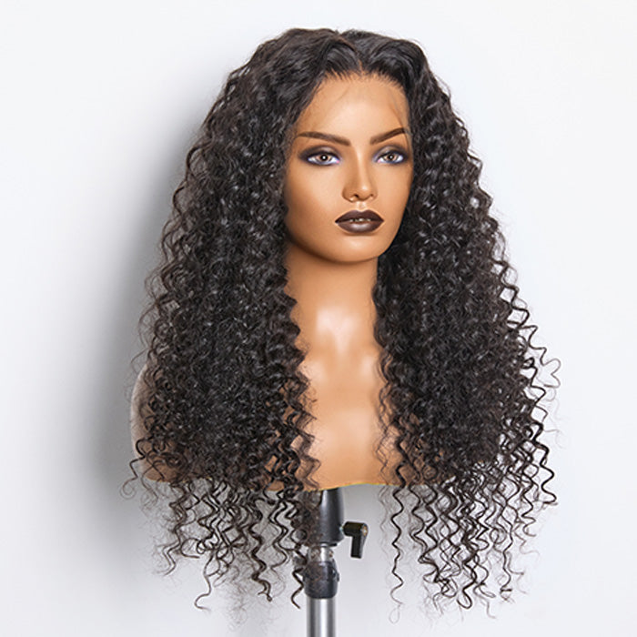 TedHair 180% Density HD 13x4 Full Frontal Lace Wig Deep Curly