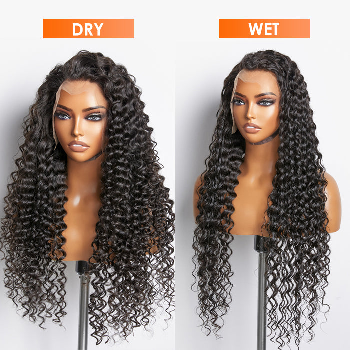 TedHair 200% Density 13x4 Full Frontal Lace Wig Deep Wave