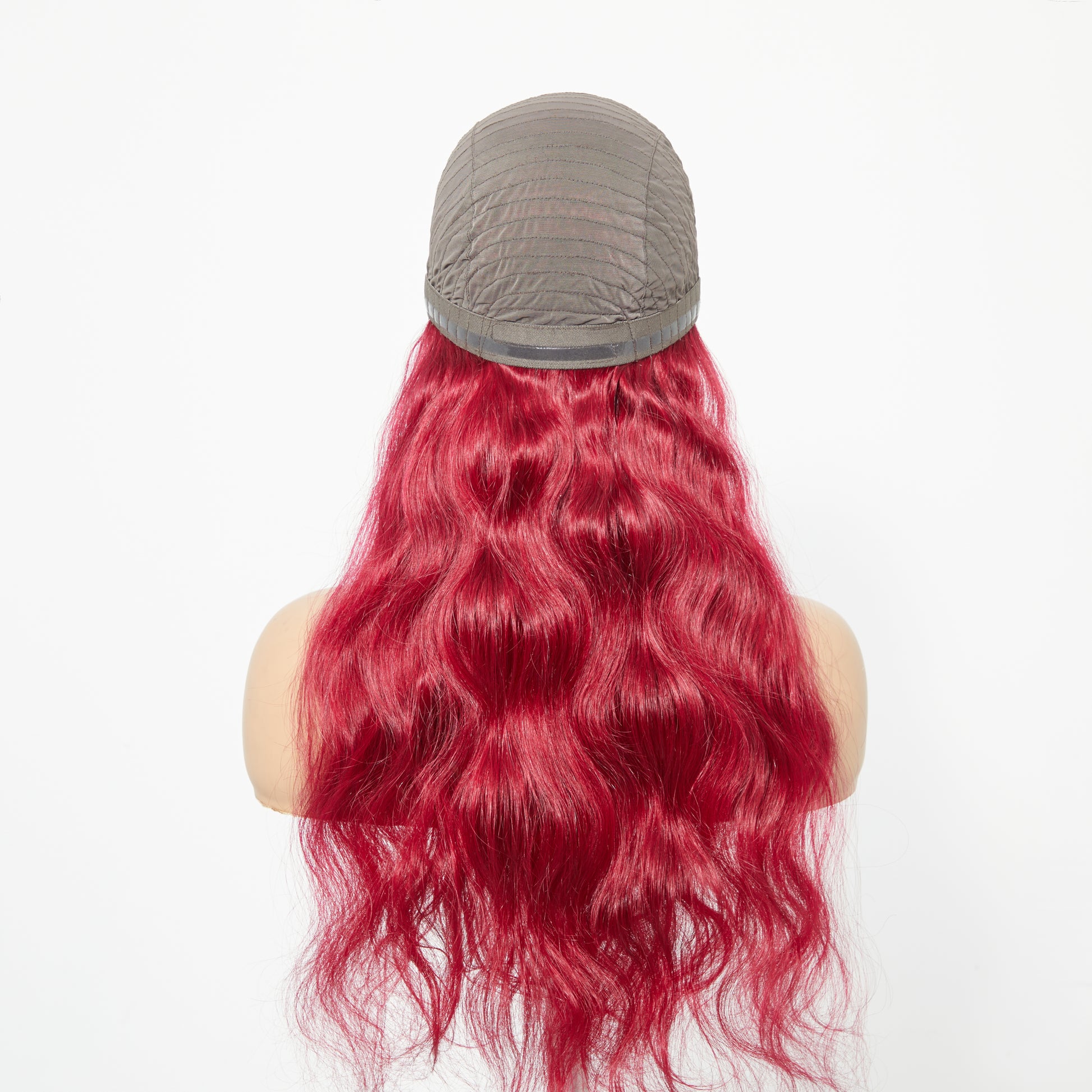 Tedhair 24 Inches 5"x5"  Body Wavy Wear & Go Glueless #99j Lace Closure Wig-100% Human Hair