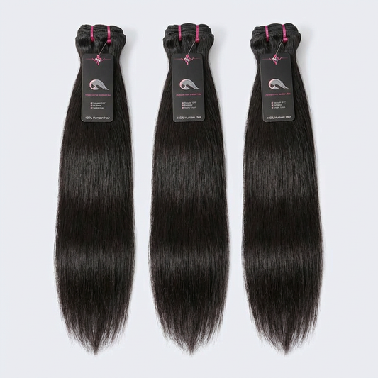 TedHair Raw Cambodian Double Drawn Hair Bundles 18-26'' Straight