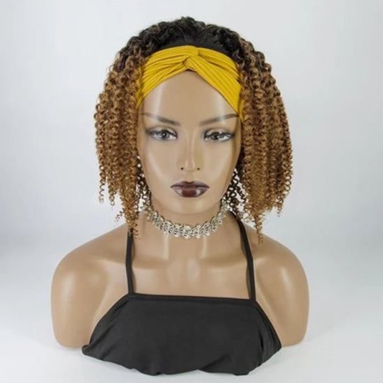 Tedhair 12-18 Inches Grab-N-Go T1B/30# 3C Headband Wigs 250% Density-100% Human Har